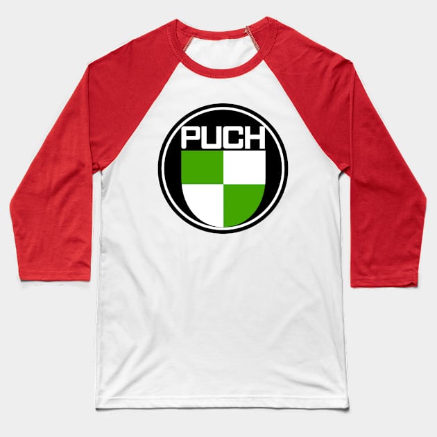 Puch logo (original) Baseball T-Shirt by GetThatCar